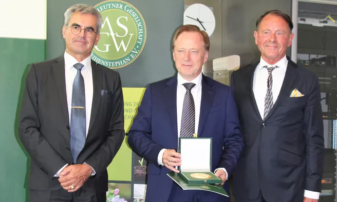 Dr. Josef Bosch, Prof. Kurt-Jürgen Hülsbergen, Prof. Ulrich Köpke