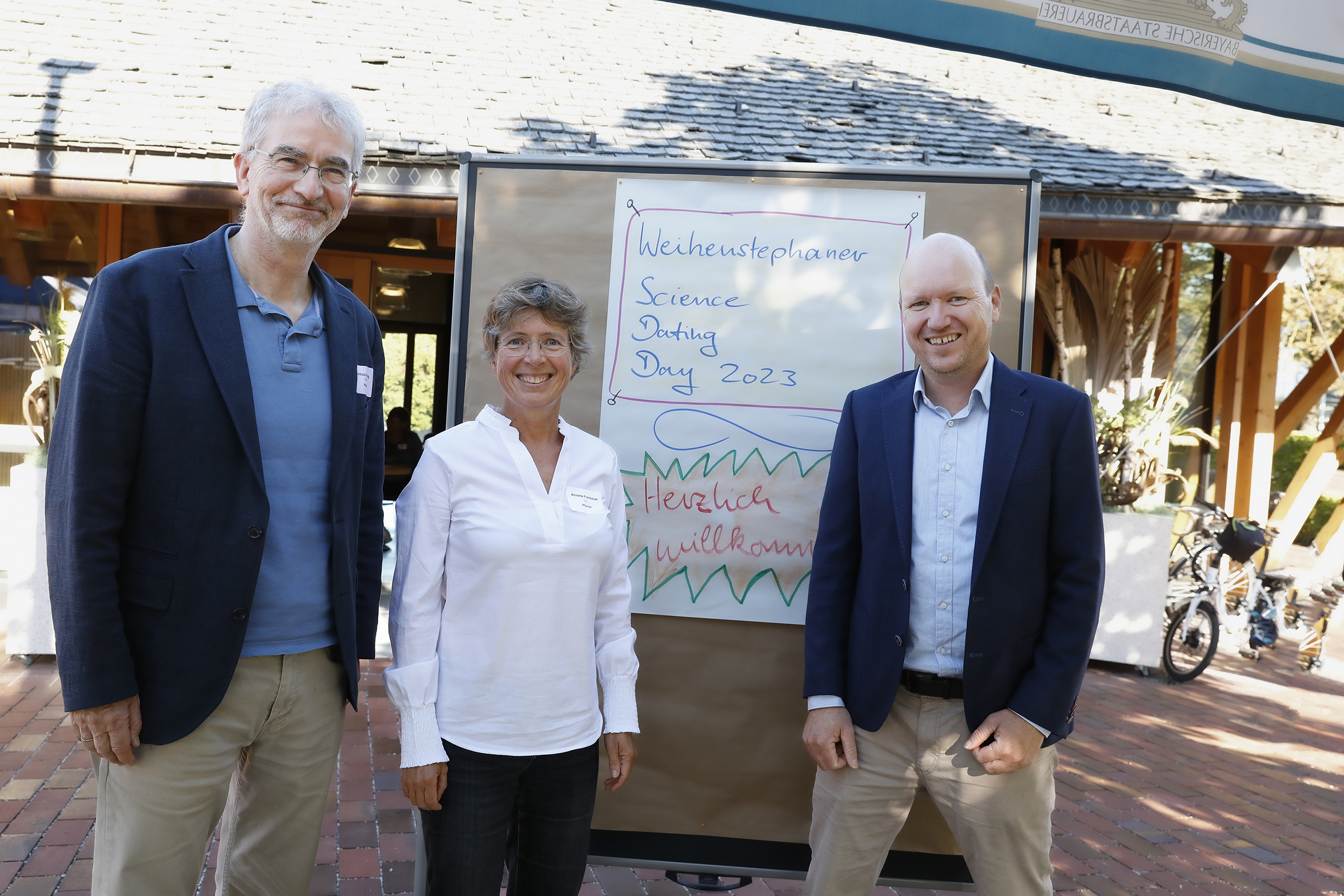 Numerous researchers from TUM, HSWT, LfL and LWF took the opportunity to exchange ideas at the first Weihenstephan Science Dating (Photo: Gleixner/LfL)